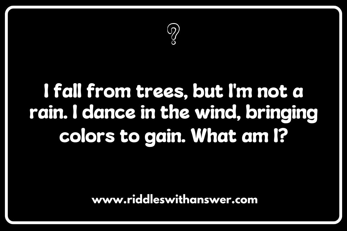 Seasonal Wildlife and Fall Leaves: Nature Riddles to Connect with Nature