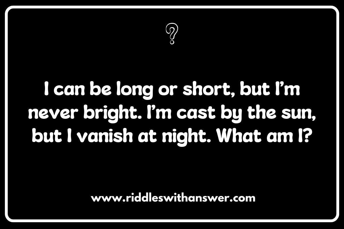 Shadows and Color-Changing Riddles: Famous Examples and Their Origins