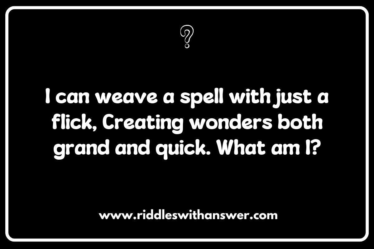 Sharing Magic Wand Riddles: Creating Community Through Enchantment