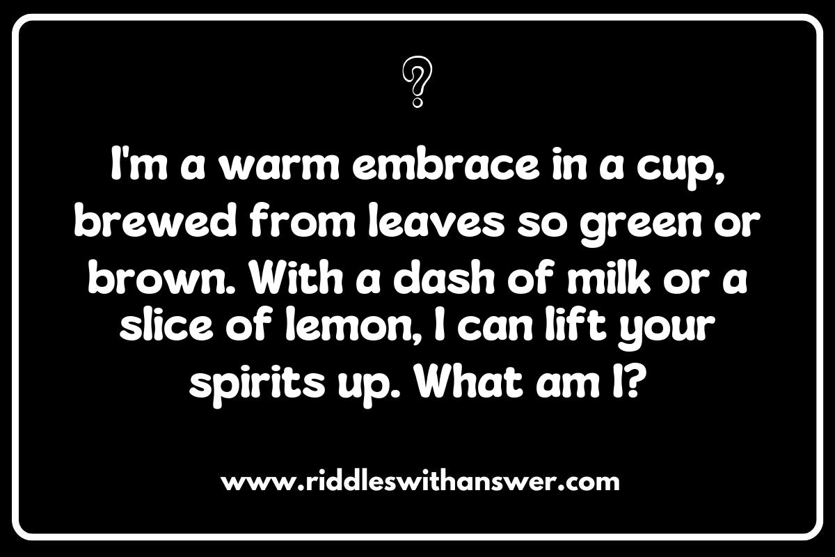 Sipping Through History: Riddles on Traditional Popular Beverages