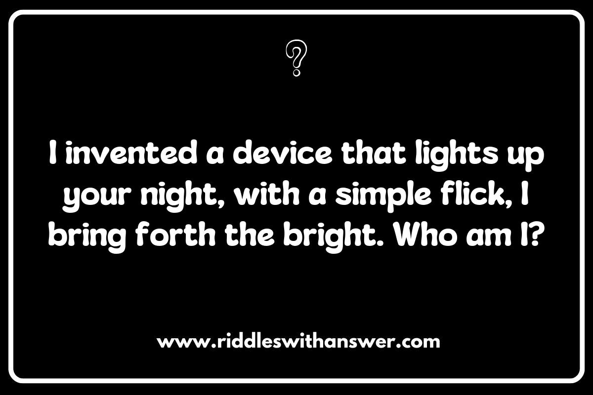 Solving Famous Inventors Riddles: A Journey Through Invention