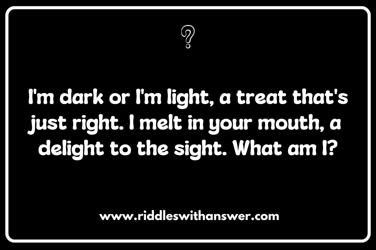 Sugar Rush: Whimsical Riddles About Chocolate and Candy to Tickle Your Brain