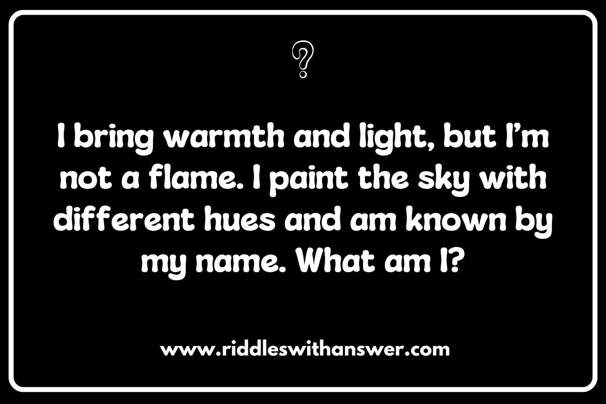 Summer Sunshine: Riddles That Radiate Warmth and Joy