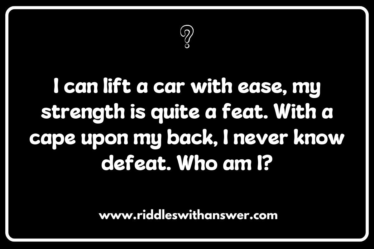 Super Strength Superhero Riddles for Kids: Fun and Engaging Challenges