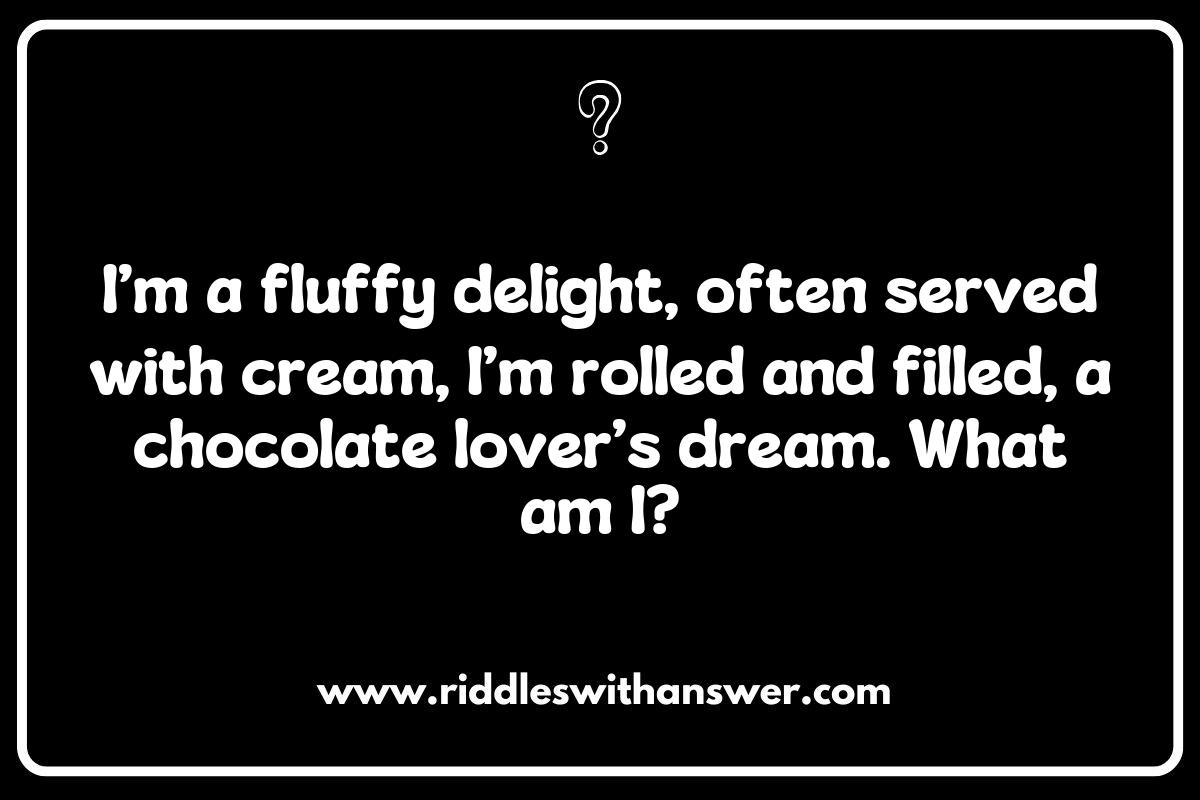 Sweet Treats: Riddles Involving International Cuisine
