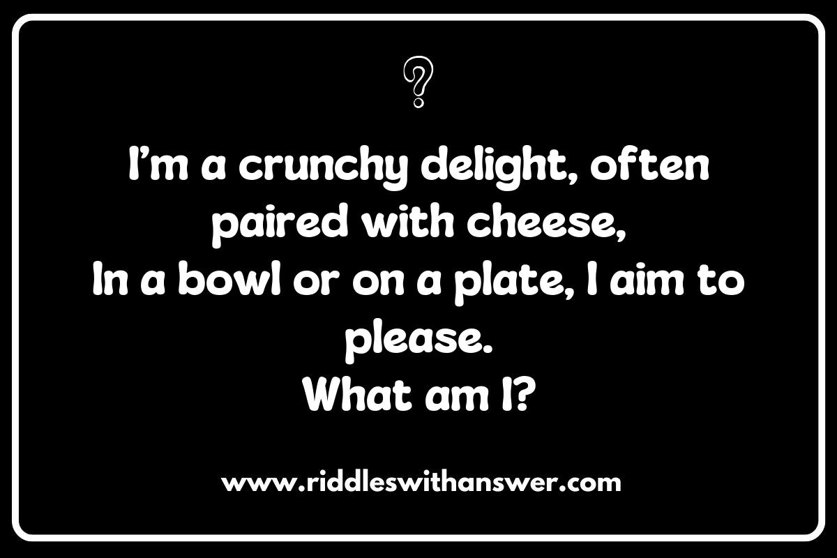 Sweet vs. Savory: Riddles to Challenge Your Snack Preferences