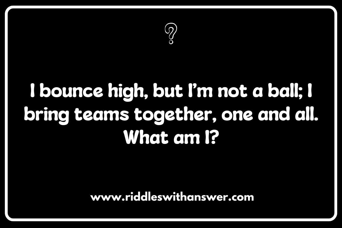 Team Spirit and Volleyball Riddles: Building Bonds Through Humor