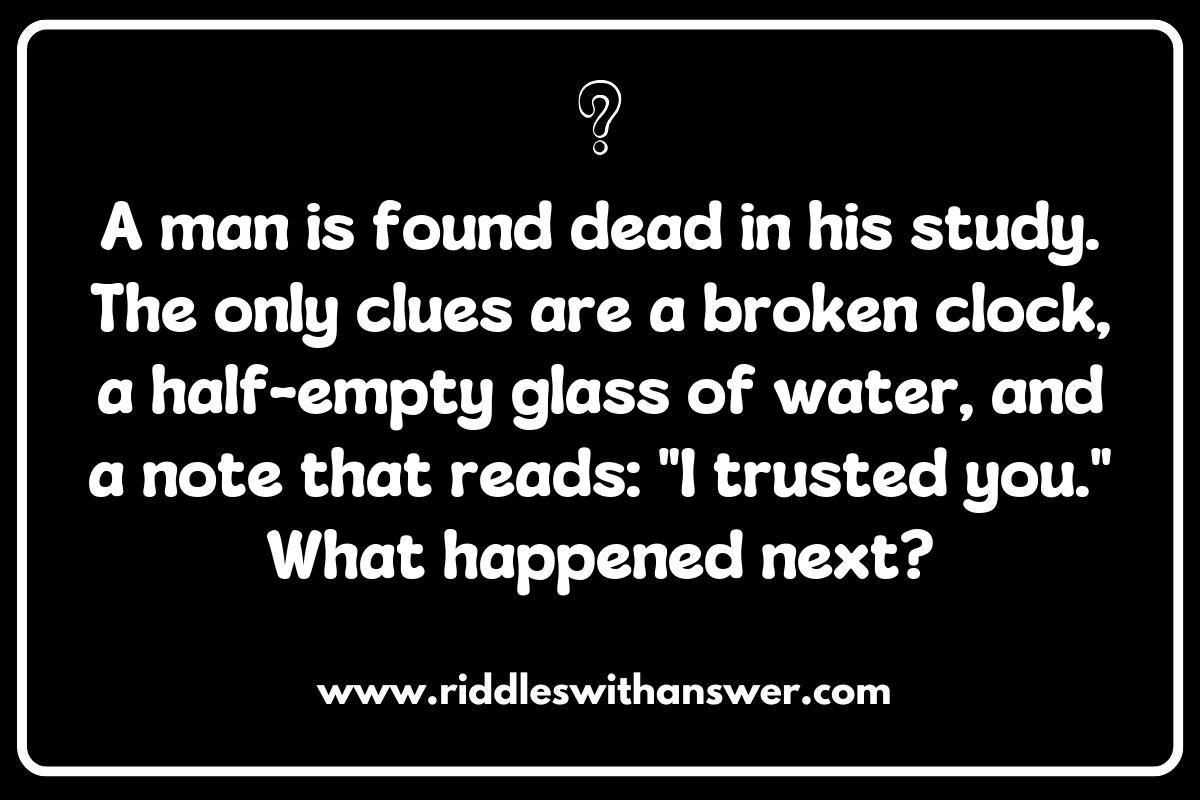 The Art of Crafting What Happens Next Mystery Riddles: Tips and Techniques