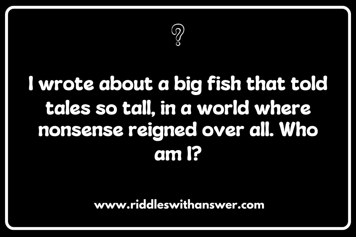 The Art of Wordplay in Famous Authors Riddles