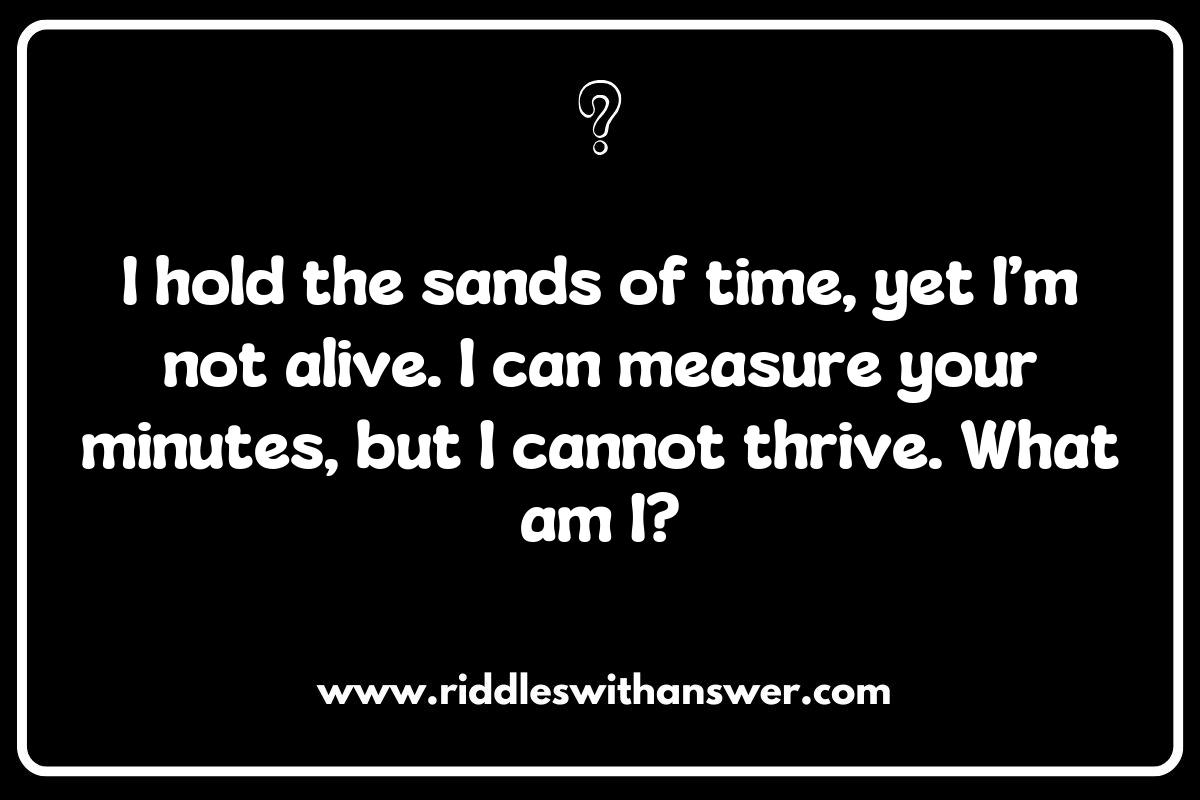 The Connection Between Hourglass Designs and Time Riddles