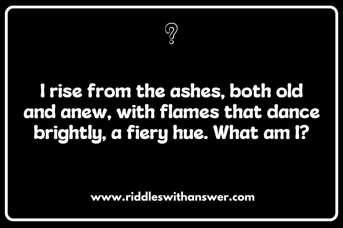 The Connection Between Rebirth and Phoenix and Firebird Riddles