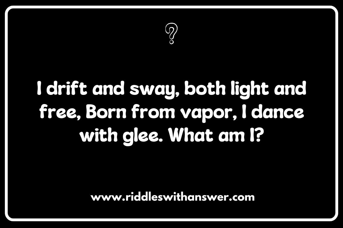 The Dance of the Wind: Riddles About Clouds in Motion
