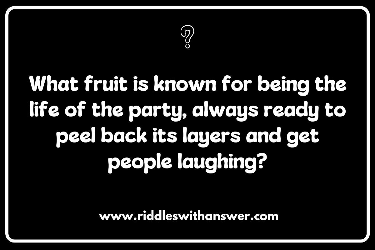 The Health Benefits Behind Funny Fruit Riddles