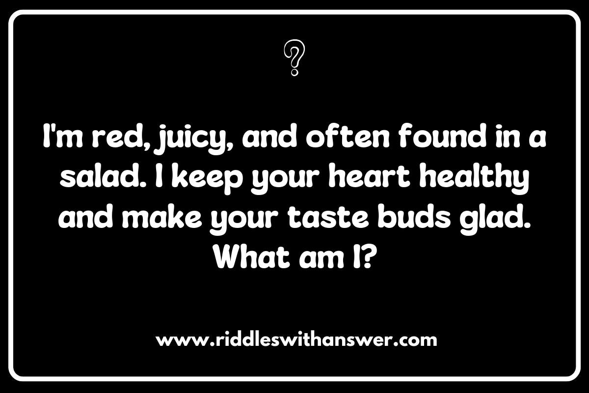 The Health Benefits of Fruits and Vegetables: Riddles That Educate and Entertain