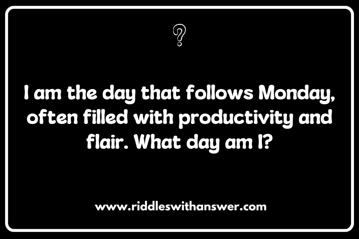 The History Behind Days of the Week Riddles and Their Origins