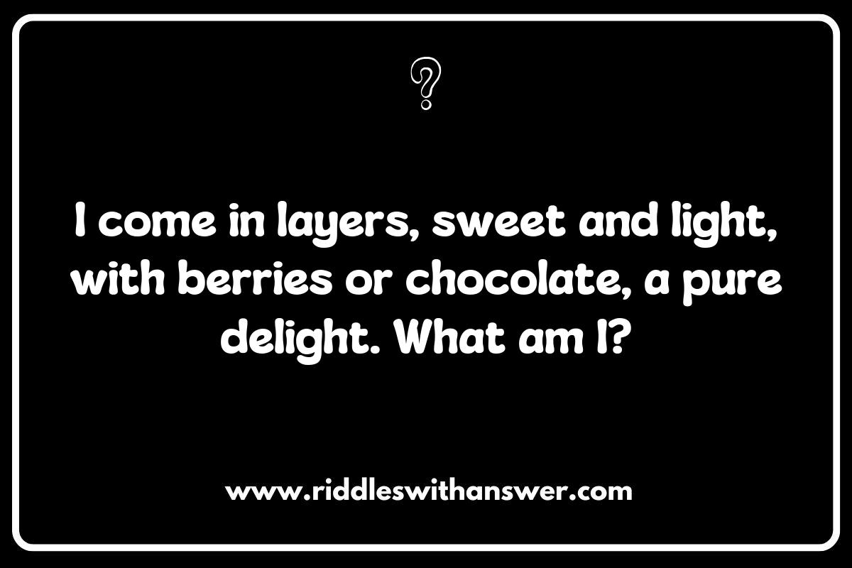 The History Behind Riddles about Sweet Treats and Desserts
