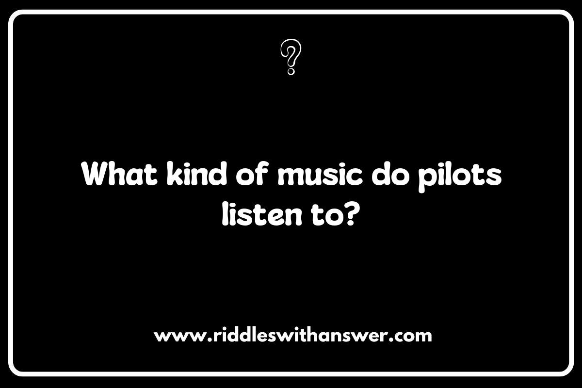 The Humor of the Cockpit: Pilot Riddles That Soar