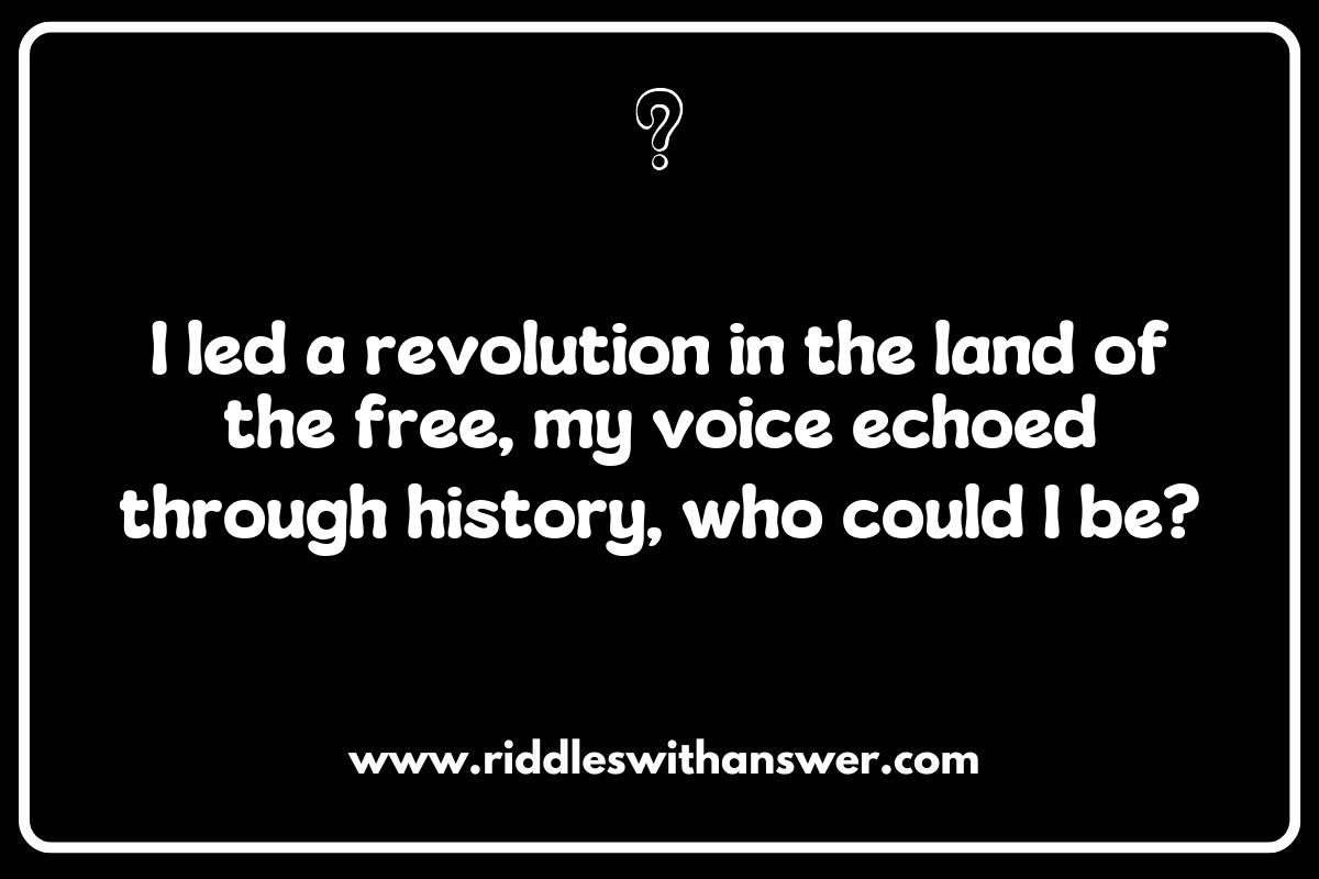 The Impact of Famous Revolutionaries Riddles on Historical Education