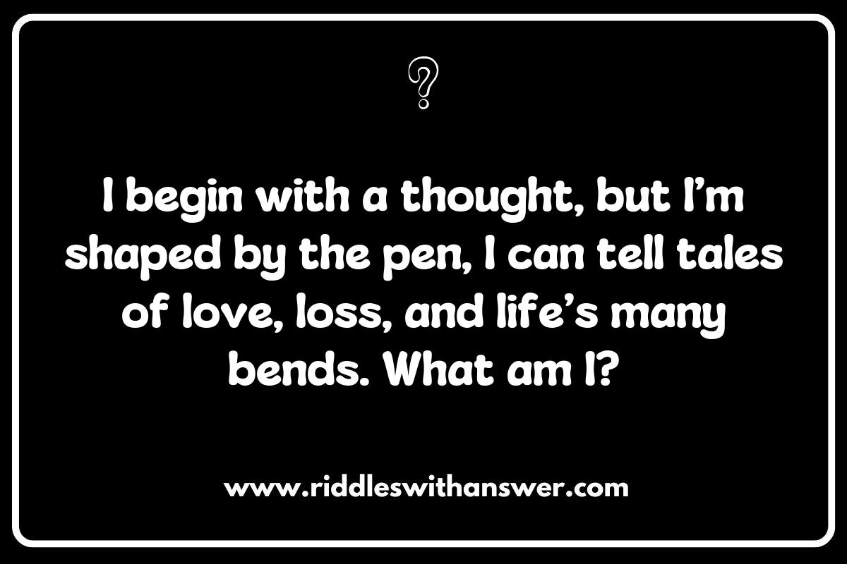 The Journey of Words: Thought-Provoking Writer and Author Riddles on the Writing Process