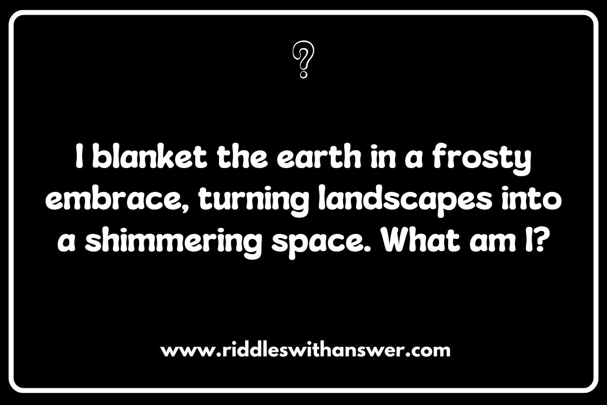 The Magic of Winter: Engaging Seasons Riddles for Cold Days