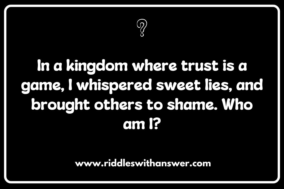 The Role of Betrayal: Riddles Centered on Fairy Tale Villainy