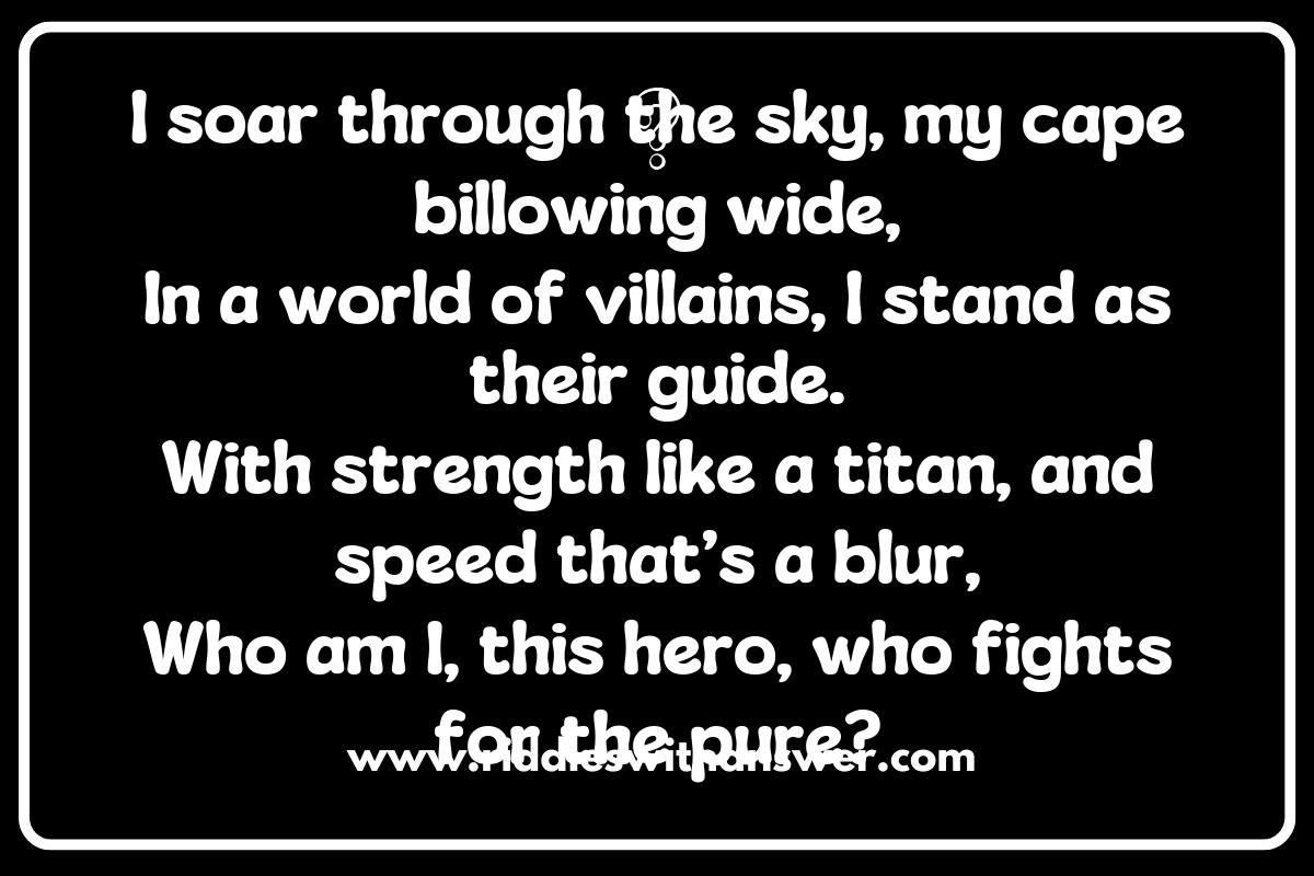 The Role of Flying Superhero Riddles in Pop Culture