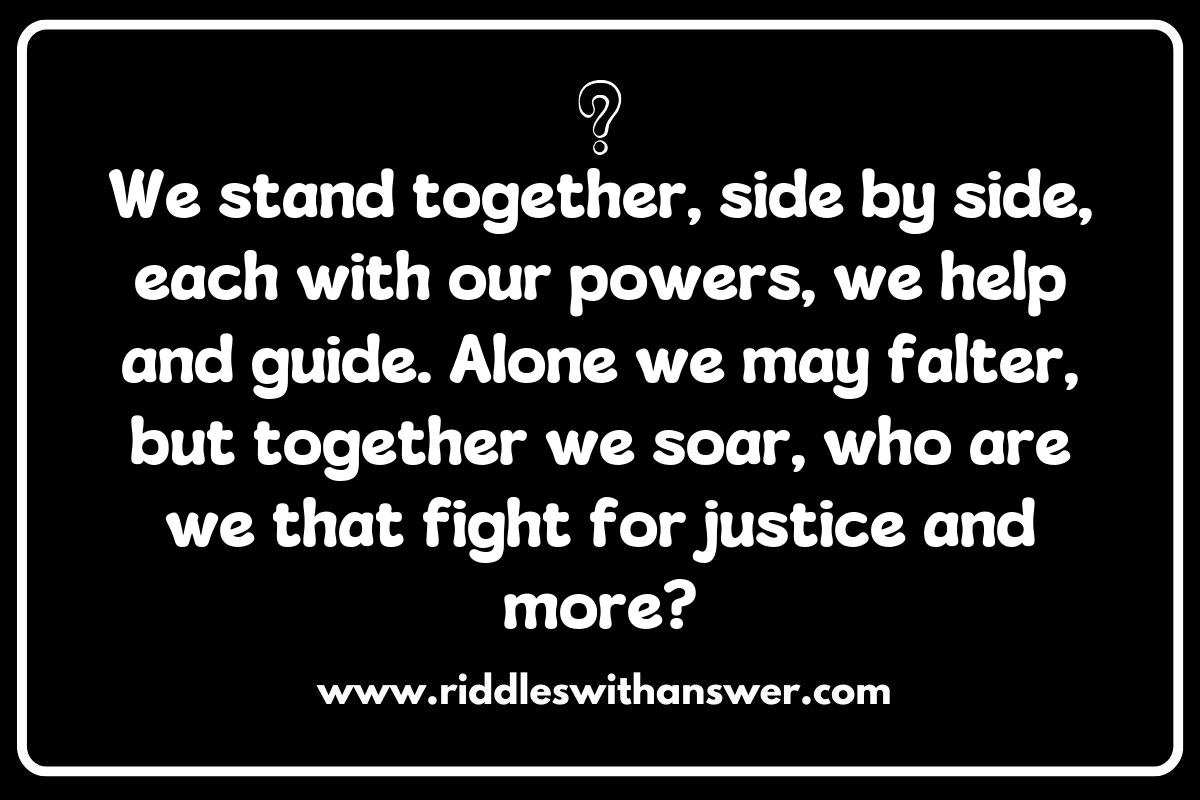 The Role of Teamwork in Superhero Team Riddles: Solving Together