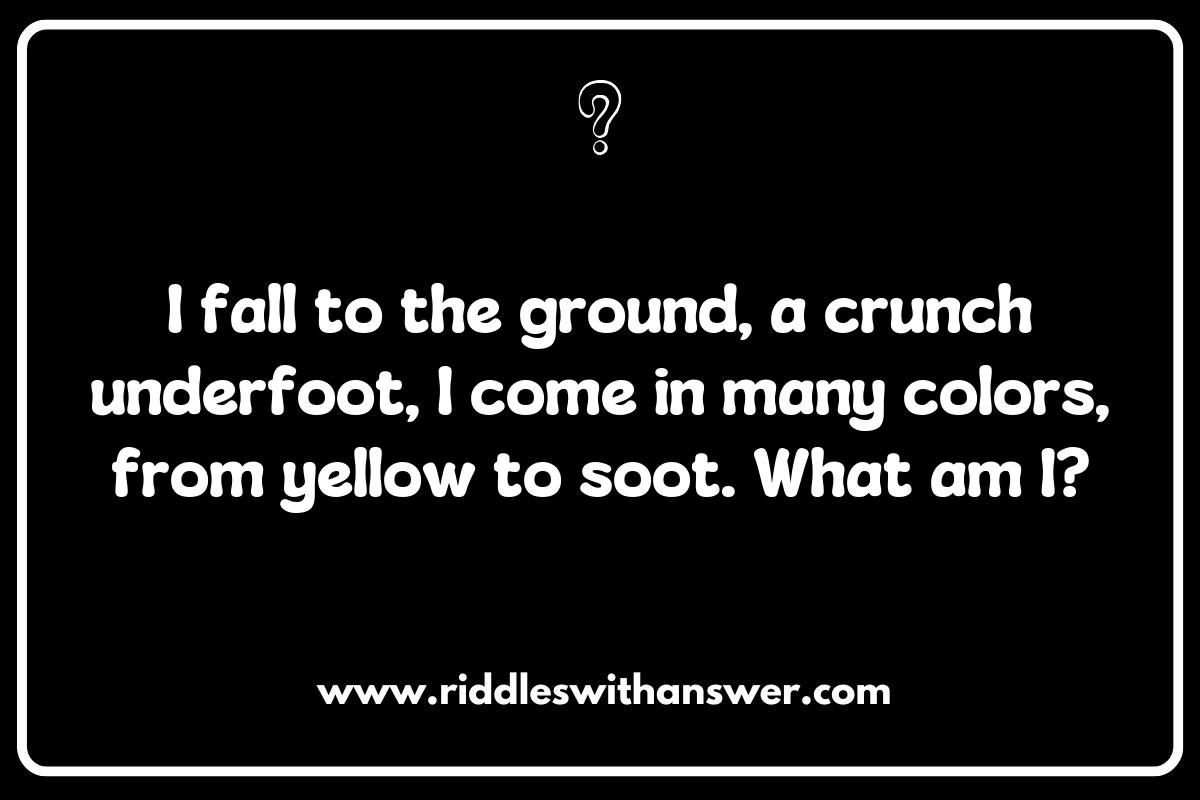 The Sounds of Fall: Auditory Autumn and Fall Riddles to Tickle Your Brain