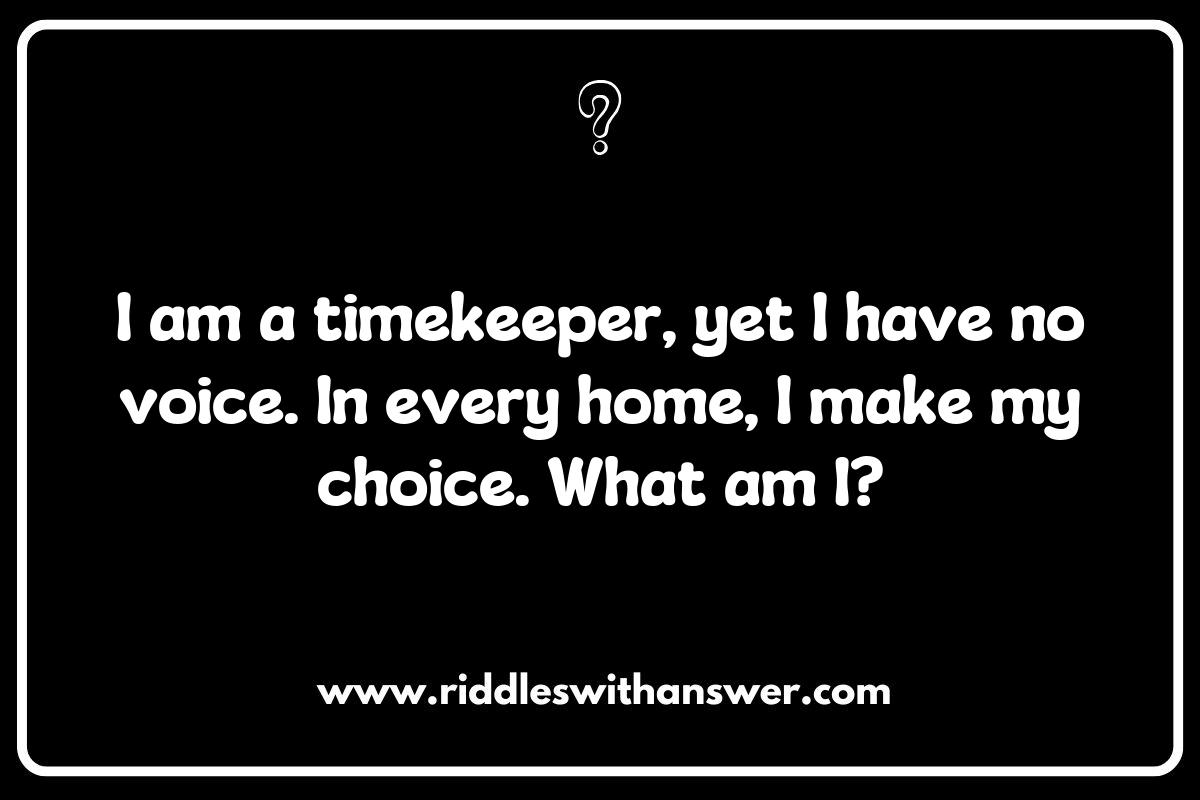 Tick-Tock! Engaging Riddles about Time Changes and Their Meaning