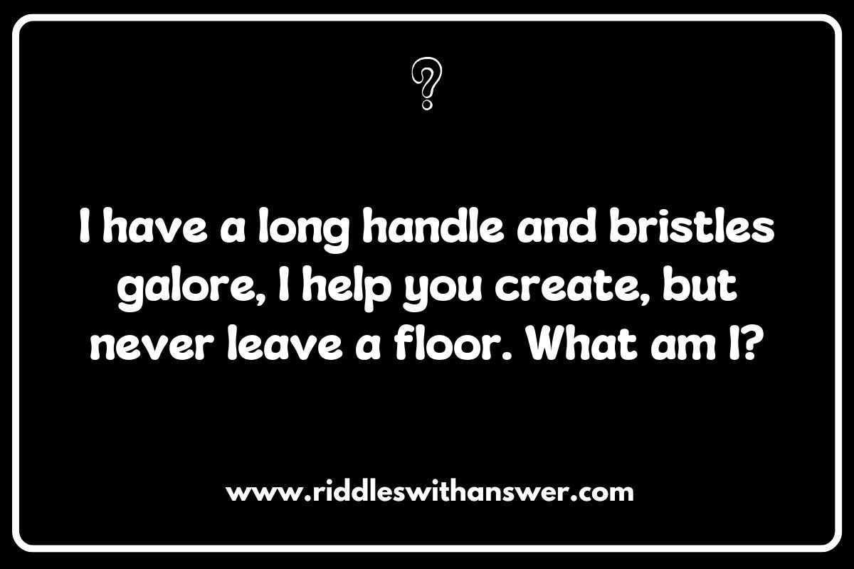 Tools of the Trade: Fun Riddles about Painting Instruments
