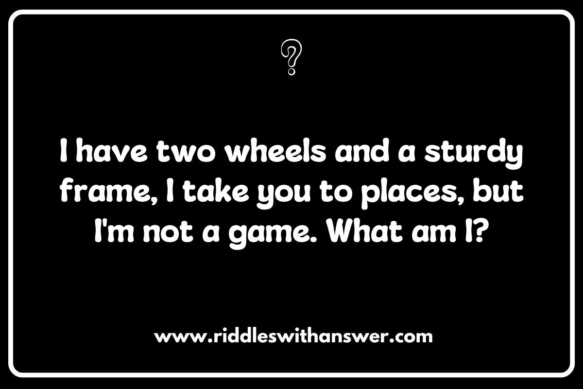 Touring the World on Two Wheels: Bicycle Riddles Inspired by Global Destinations