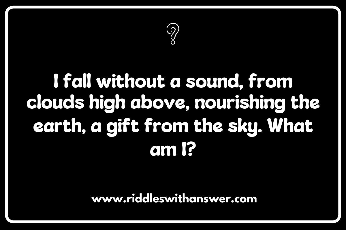 Understanding Rain: Clever Riddles That Highlight the Water Cycle