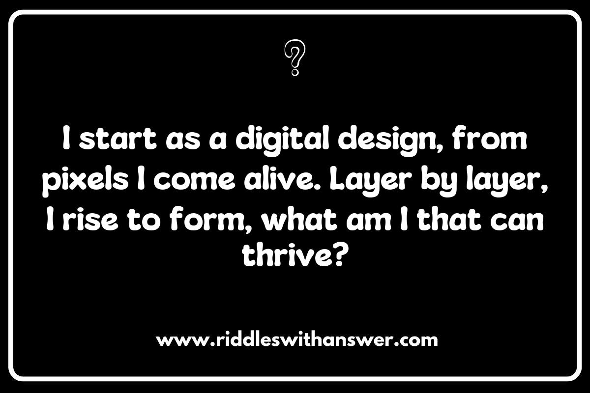 Unlocking Creativity: Artistic Riddles Inspired by 3D Printing Technology
