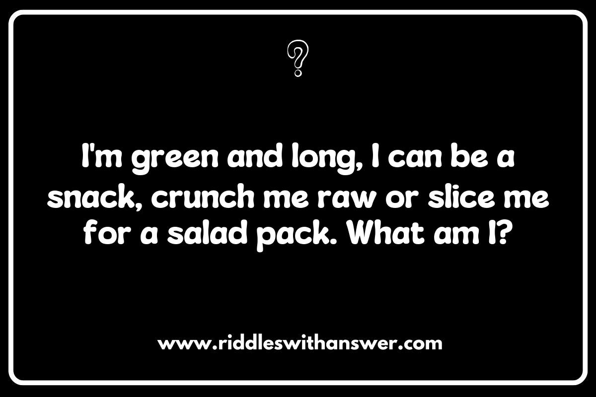 Vegetable Riddles to Promote Healthy Eating Habits in Kids