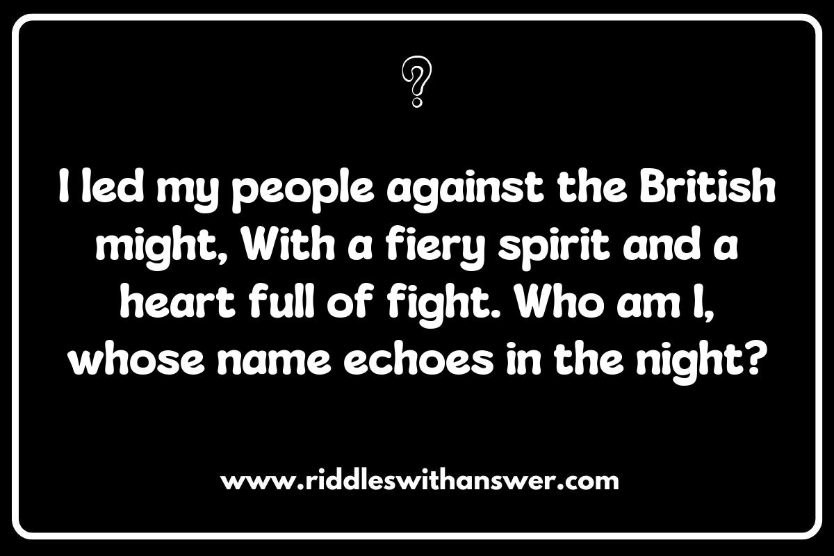 Warriors and Heroes: Riddles Celebrating Legendary Historical Figures