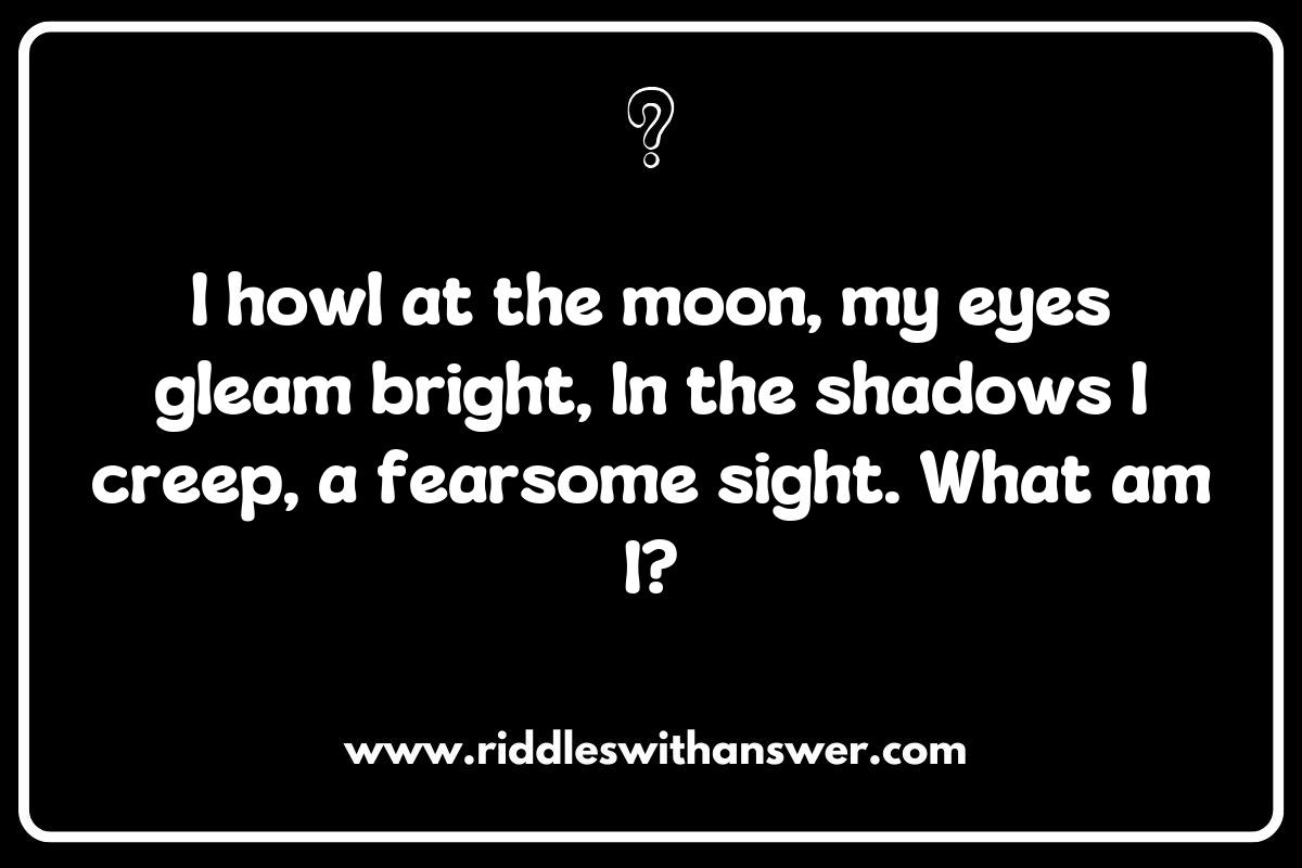 Werewolf Riddles for Kids: Spooky Yet Safe Fun
