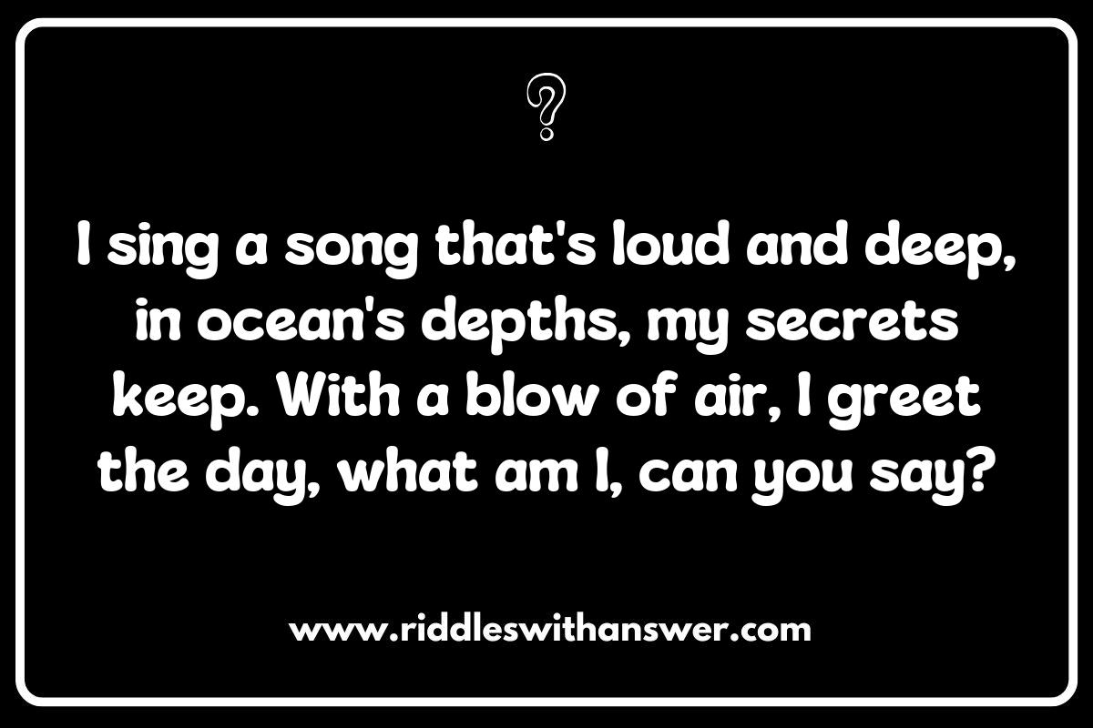 Whimsical Whales and Playful Dolphins: Fun Riddles About Marine Mammals