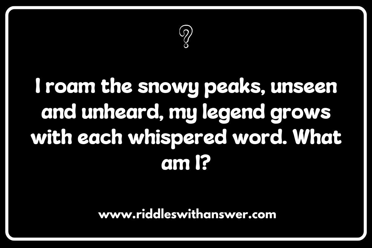 Yeti Riddles in Pop Culture: How They Shape Our Imagination