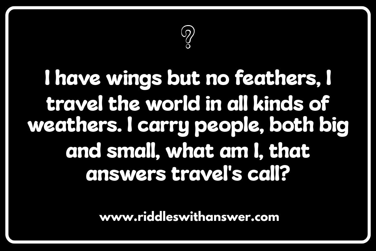 Airplane Riddles: Soaring High with Clever Clues