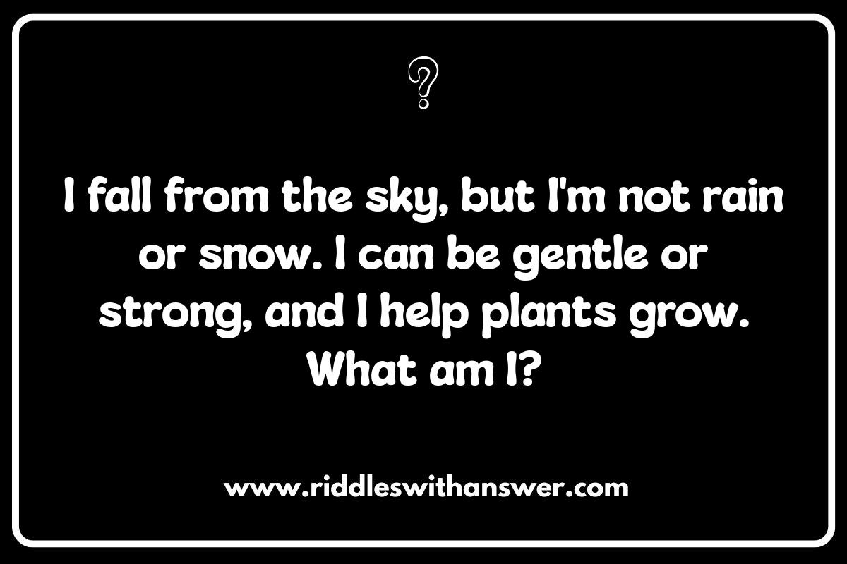 Answer Key for Weather Riddles for Kids: Check Your Answers