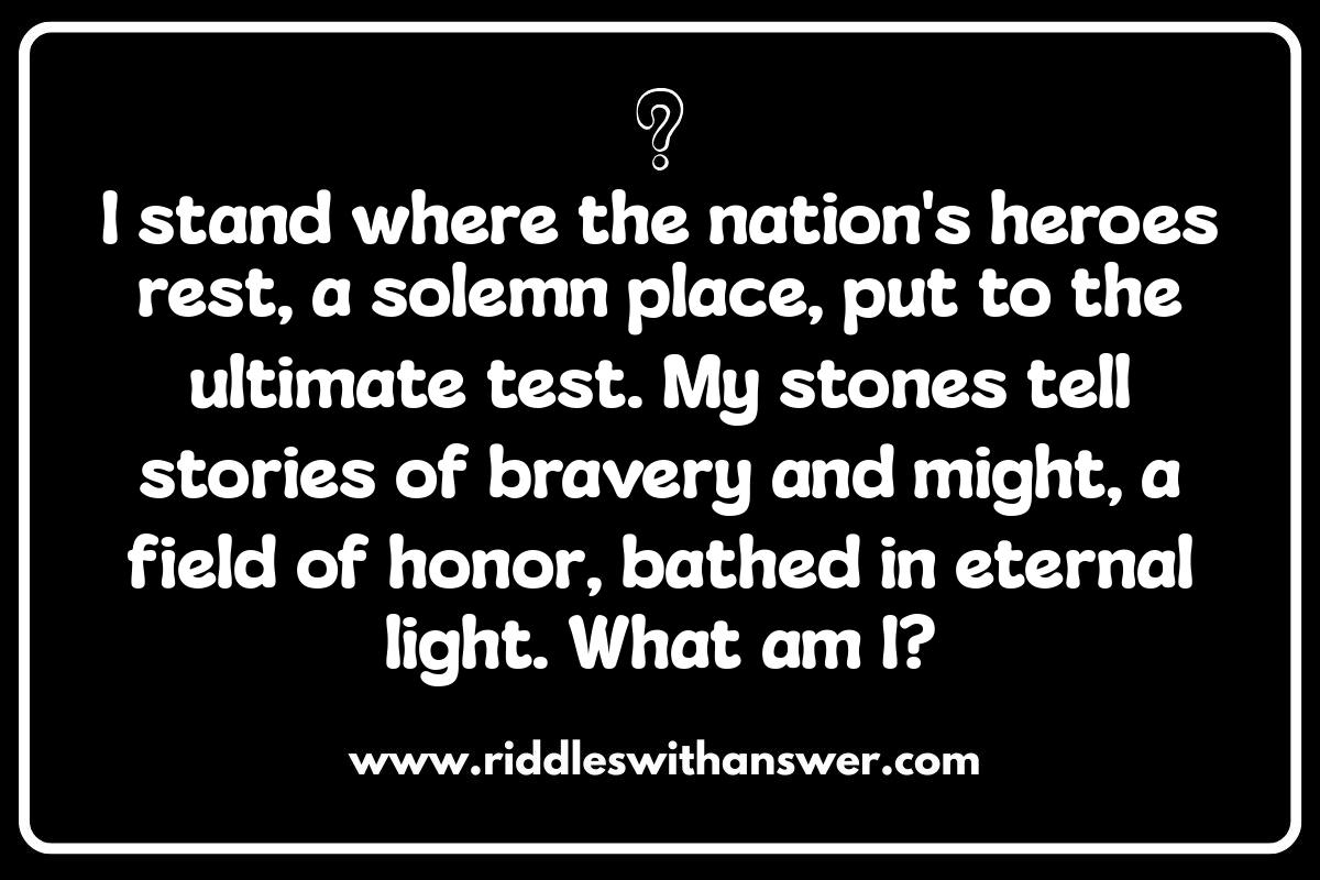 Arlington Riddles: Solving Local Landmark Mysteries
