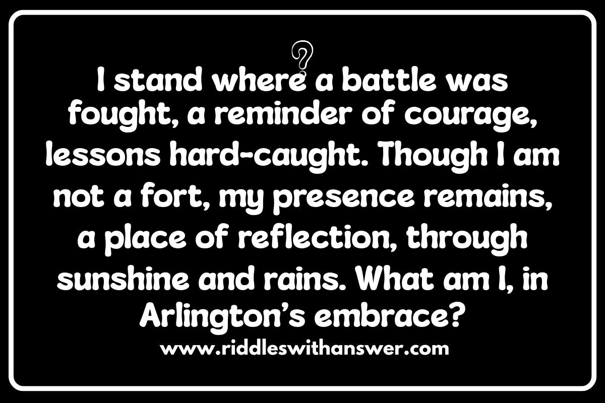 Arlington Riddles: The Challenge of Geo-Specific Conundrums