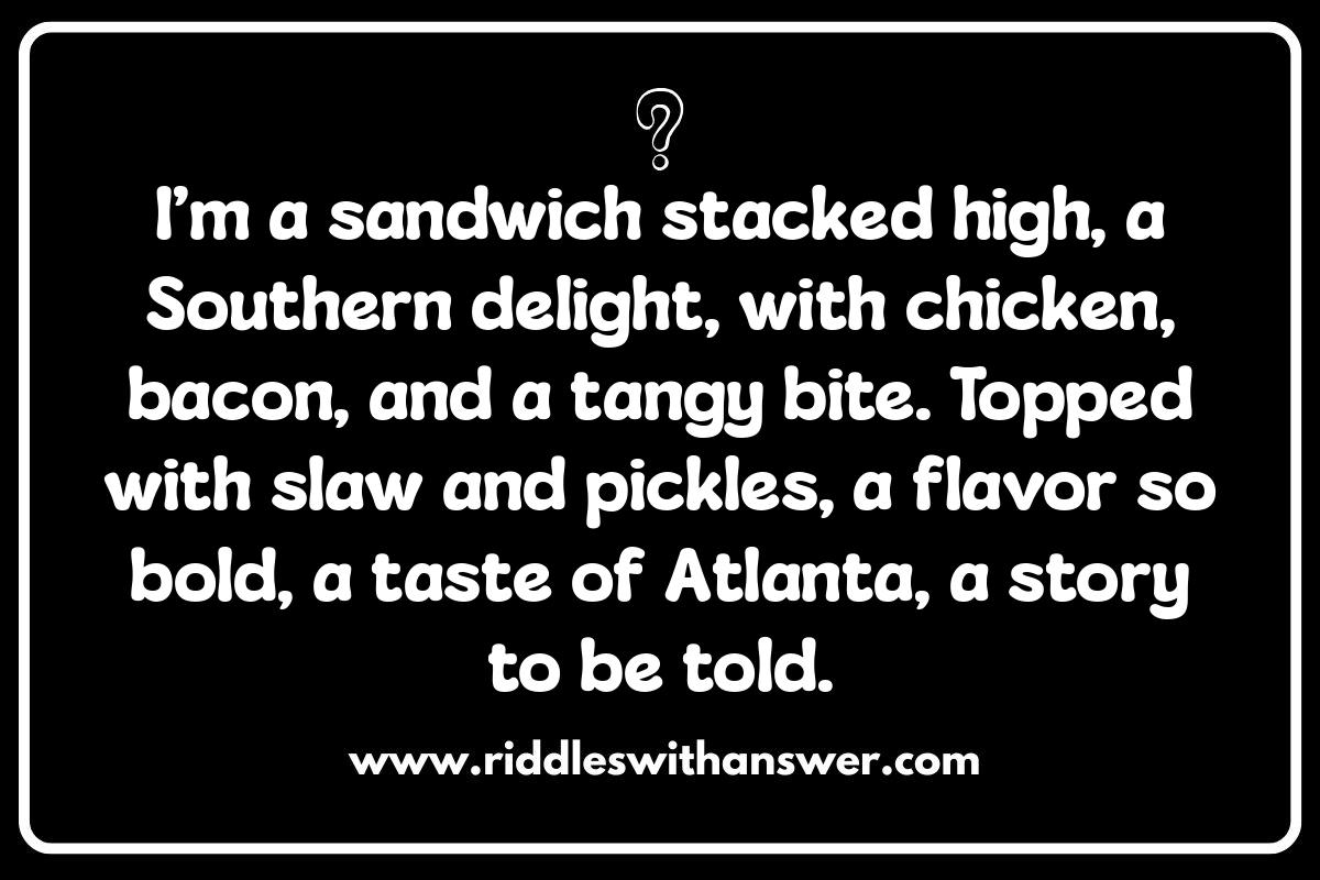 Atlanta Riddles: Foodie Puzzles and Culinary Clues