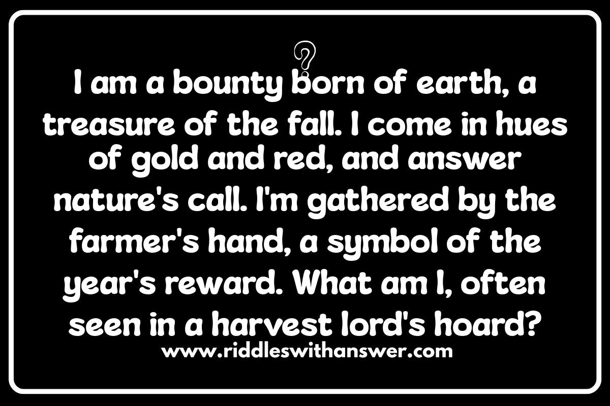 Autumn Harvest Riddles: Puzzles for Fall DnD Adventures