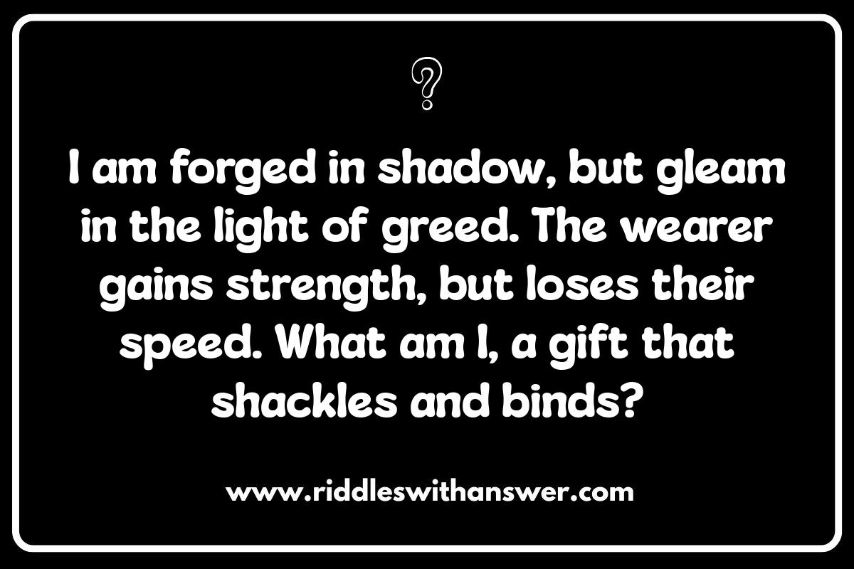 Beware the Bargain: Cursed Armor Riddles and Their Warnings