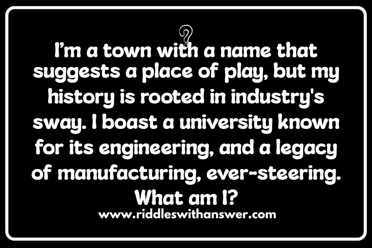 Brain-Teasing Indiana Riddles: Cities and Towns Edition