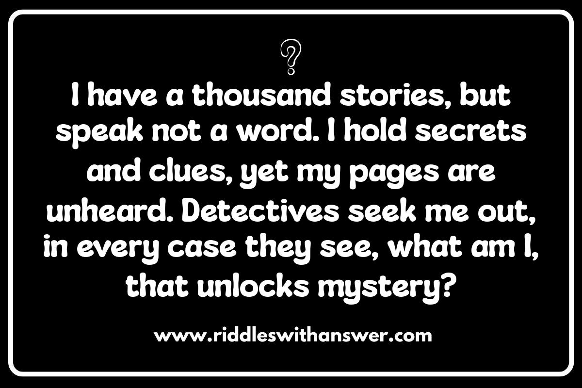 Challenging Detective Riddles for Kids: For Advanced Brains