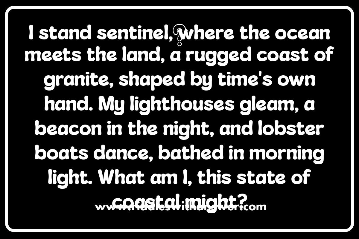 Challenging Maine Riddles for the Whole Family