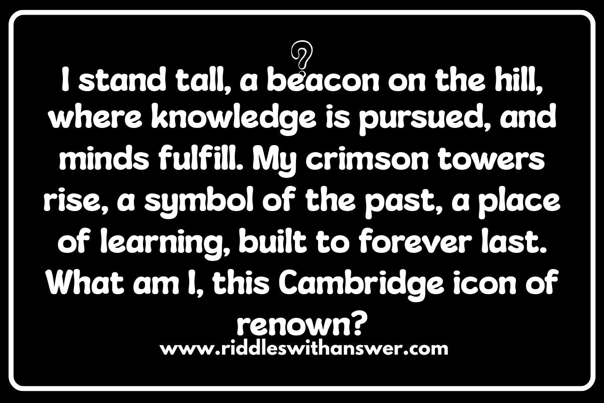 Challenging Riddles About Massachusetts Landmarks
