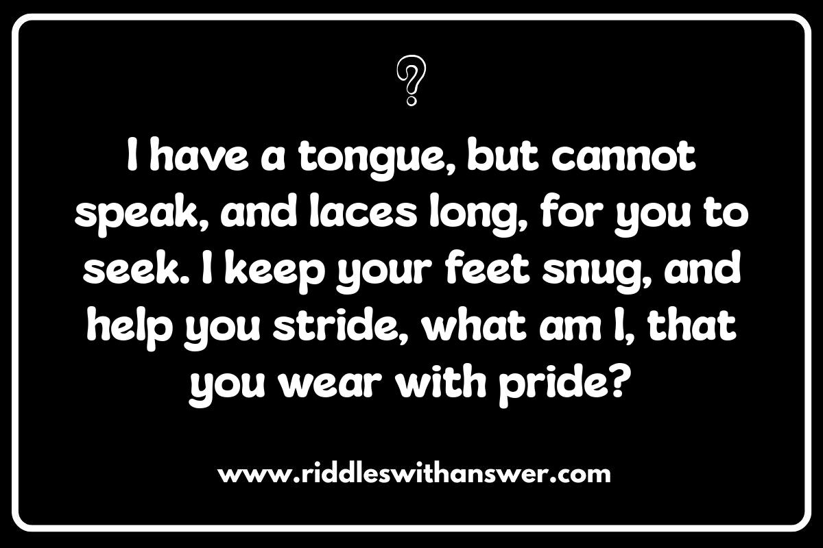 Clever Shoe Riddles for Kids: Testing Little Minds